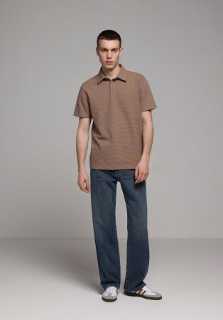 BARBATI - Tricou Polo Maro Barbati