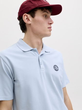 BARBATI - Tricou Polo Albastru Regular Barbati