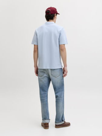 BARBATI - Tricou Polo Albastru Regular Barbati