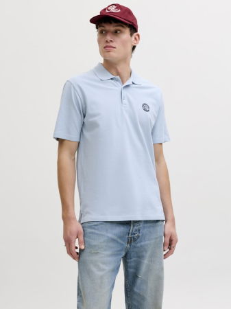 BARBATI - Tricou Polo Albastru Regular Barbati