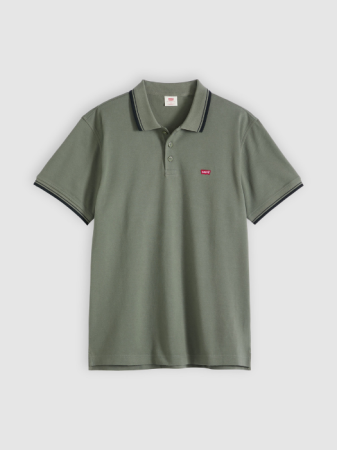 BARBATI - Tricou Polo Haki Regular Barbati