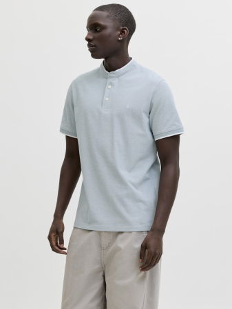 МУЖЧИНЫ - Мужская Футболка-Поло Светло-Синяя Slim