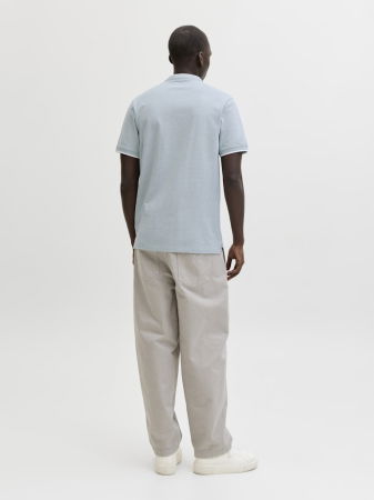 МУЖЧИНЫ - Мужская Футболка-Поло Светло-Синяя Slim