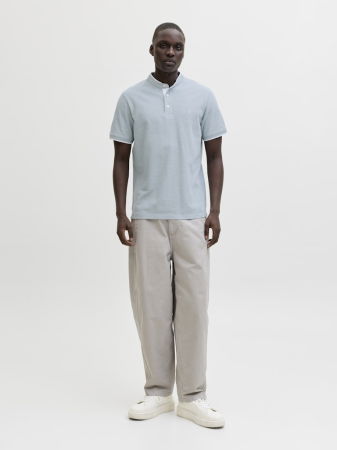 МУЖЧИНЫ - Мужская Футболка-Поло Светло-Синяя Slim