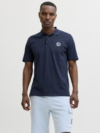 BARBATI - Tricou Polo Navy Regular Barbati