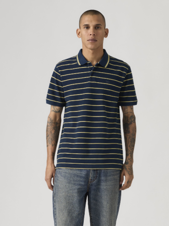 BARBATI - Tricou Polo Navy Regular Barbati