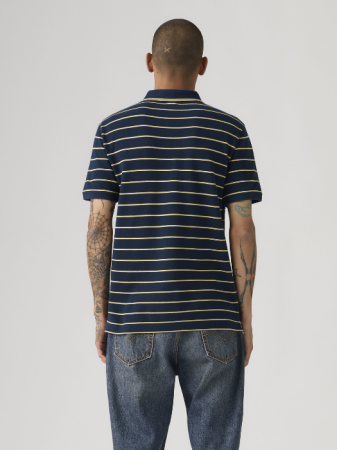 BARBATI - Tricou Polo Navy Regular Barbati