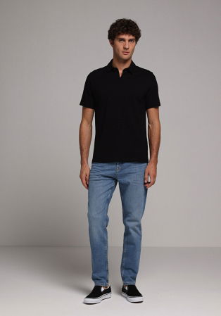 BARBATI - Tricou Polo Negru Barbati