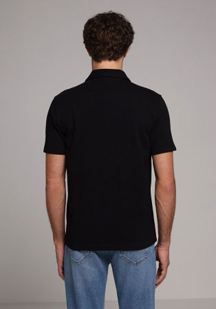 BARBATI - Tricou Polo Negru Barbati