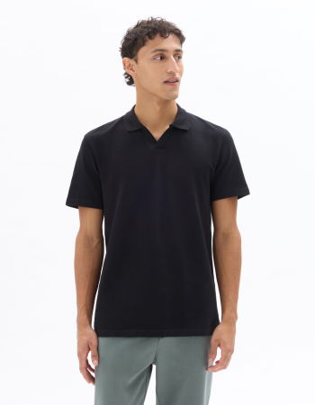 BARBATI - Tricou Polo Negru Regular Barbati