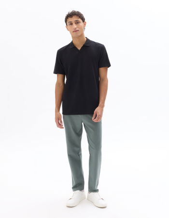 BARBATI - Tricou Polo Negru Regular Barbati