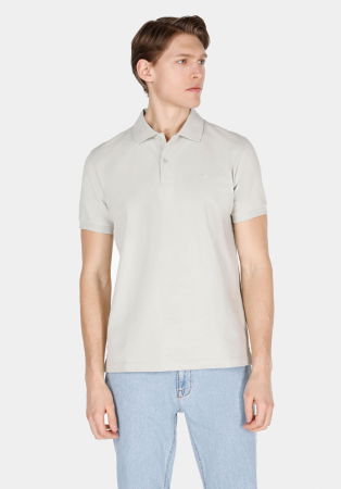 BARBATI - Tricou Polo Verde Masliniu Regular Barbati