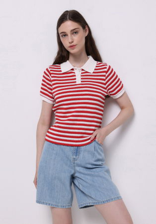 ЖЕНЩИНЫ - Женская Свитшот Красная Slim