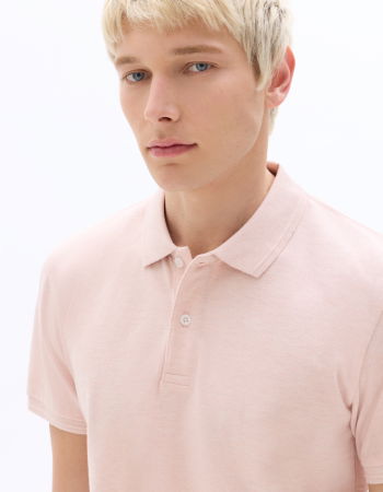 BARBATI - Tricou Polo Roz  Barbati