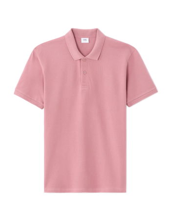 BARBATI - Tricou Polo Roz Deschis Straight Barbati