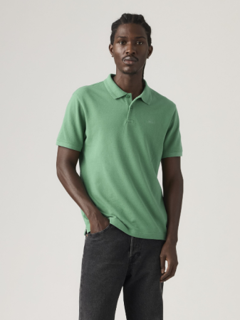 BARBATI - Tricou Polo Verde Regular Barbati
