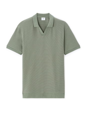 BARBATI - Tricou Polo Verde Regular Barbati
