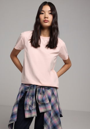 ЖЕНЩИНЫ - Женская Футболка Светло-Розовая 