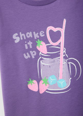 ДЕВОЧКИ - Футболка Для Девочек Purple Heart 3-10 Лет