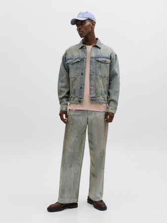 BARBATI - Tricou Roz Deschis Regular Barbati