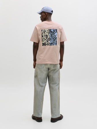 BARBATI - Tricou Roz Deschis Regular Barbati