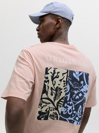 BARBATI - Tricou Roz Deschis Regular Barbati