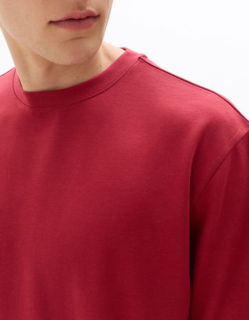 BARBATI - Tricou Rosu Oversize Barbati