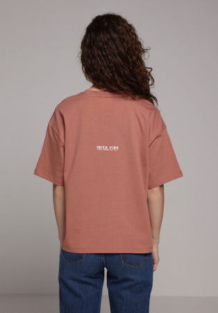 Футболки и Топы - Женская Футболка Светло-Розовая