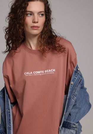 Футболки и Топы - Женская Футболка Светло-Розовая