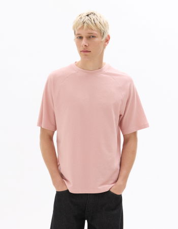 BARBATI - Tricou Roz Deschis Oversize Barbati