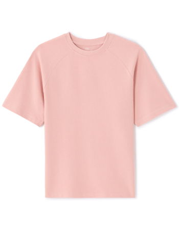 BARBATI - Tricou Roz Deschis Oversize Barbati