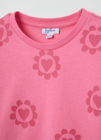 ДЕВОЧКИ - Футболка Для Девочек Розовая 9-36 Месяцев