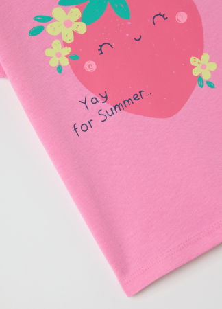 ДЕВОЧКИ - Футболка Для Девочек Розовая 9-36 Месяцев