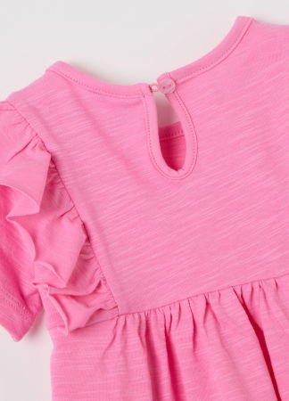 ДЕВОЧКИ - Футболка Для Девочек Розовая 9-36 Месяцев