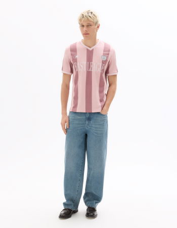 BARBATI - Tricou Roz Deschis Oversize Barbati