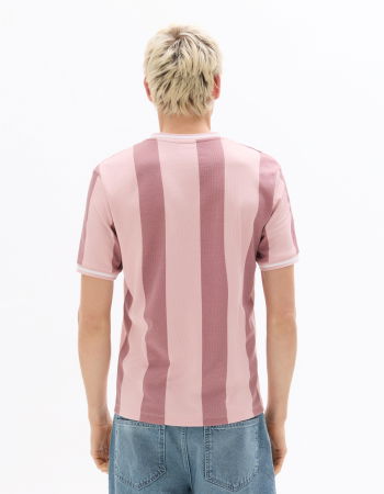 BARBATI - Tricou Roz Deschis Oversize Barbati