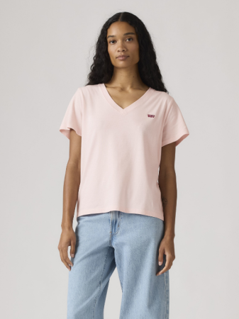 FEMEI - Tricou Roz Deschis Regular Femei