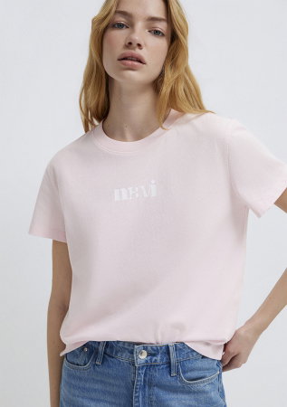 FEMEI - Tricou Roz Regular Femei