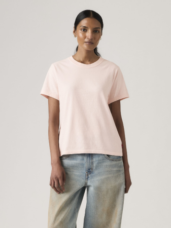 FEMEI - Tricou Roz Deschis Regular Femei