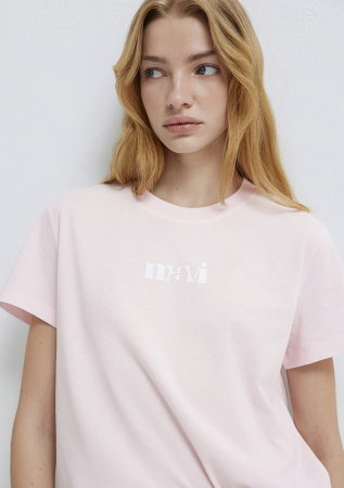 FEMEI - Tricou Roz Regular Femei