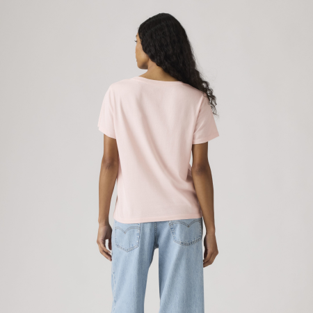 FEMEI - Tricou Roz Deschis Regular Femei