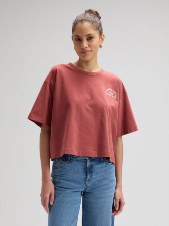 FEMEI - Tricou Roz Relaxed Femei