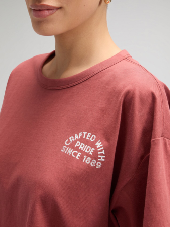 FEMEI - Tricou Roz Relaxed Femei