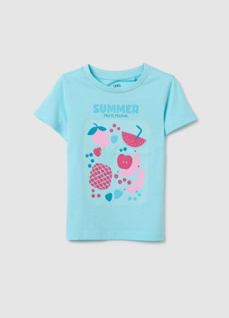  Tricouri si Polo - Tricou Tanager Turquoise Fete 3-10 Ani