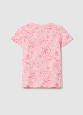  Tricouri si Polo - Tricou Tickled Pink Fete 3-10 Ani