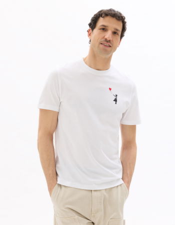 BARBATI - Tricou Tricou Alb Pentru Bărbați Regular Barbati