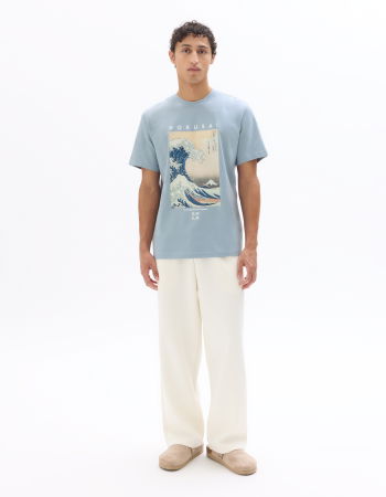 BARBATI - Tricou Tricou Albastru Deschis  Barbati