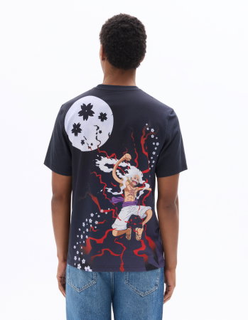 BARBATI - Tricou Tricou Negru Luffy  Barbati