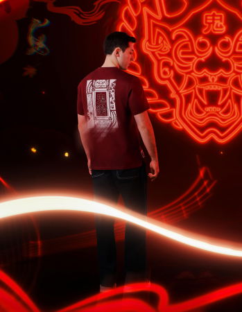 BARBATI - Tricou Tricou Roșu Pentru Bărbați  Barbati