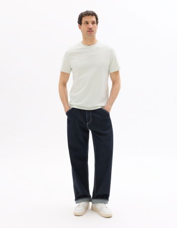 BARBATI - Tricou Verde Mentă Regular Barbati